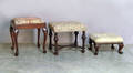 Two Queen Anne style stools