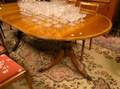 Mahogany Tilttop Double Pedestal Dining Table