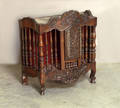Carved fruitwood panetiere