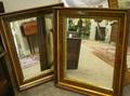 Pair of Victorian Walnut Framed Mirrors