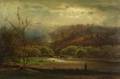 George Inness American 18251894 Fishing