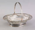 George III silver cake basket 17741775