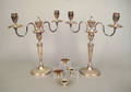 Pair of English silver candlesticks 17851786