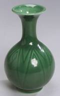 Rookwood Pottery Green Glaze Vase