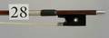 French Silver Mounted Violin Bow Eugene Sartory