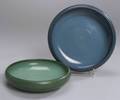 Two Marblehead Pottery Low Bowls