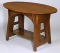 Limbert Oval Table with CutOut Sides