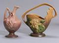 Roseville Pottery Basket and Ewer