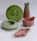Nine Pieces of Arts and Crafts Pottery