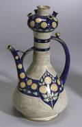 Large Paul Dachsel TurnTeplitz Pottery Ewer