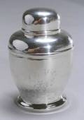James T Woolley Sterling Silver Tea Caddy
