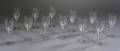 Twelve Lalique Champagne Glasses