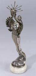 Silver Plated Winged Figurine