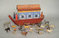 Carved and painted Noahs Ark late 19th c