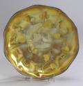 Tiffany Gold Favrile Intagliocarved Shallow Bowl