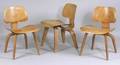 Three MidCentury Modern DCW Chairs