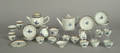 Two Chinese export porcelain miniature tea services 19th c