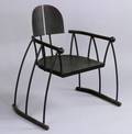 Modern Design Black Metal Chair