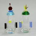 Two Contemporary Murano Glass Perfume Bottles