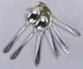Set of Six Arthur Stone Demitasse Spoons