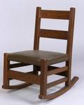 Gustav Stickley Childs Oak Rocker
