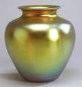 Steuben Gold Aurene Glass Vase