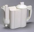 Cubist Design Ceramic Coffee Pot