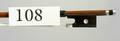 French Silver Mounted Violin Bow Claude Thomassin