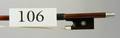 French Silver Mounted Violin Bow Eugene Sartory