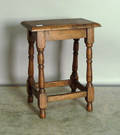 Two William  Mary style joint stools
