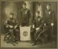 Portrait Photograph of Four Boston Cadets
