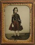 Ambrotype of a Girl in Highland Dress