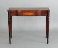 Boston Sheraton mahogany card table ca 1810