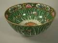 Small Chinese Export Porcelain Cabbage Leaf Pattern Bowl
