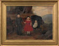 Berks County Pennsylvania oil on canvas family portrait mid 19th c