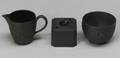 Three Wedgwood Black Basalt Items