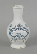 Delft blue and white wet drug jar ca 1730