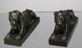 Pair of Wedgwood Lion Form Sphinx