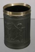 Wedgwood Silver Mounted Black Basalt Tankard