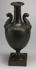 Wedgwood and Bentley Black Basalt Vase