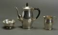 Tuttle Paul Revere Pattern Sterling Silver Three Piece Tea Set