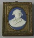 Wedgwood Dark Blue Jasper Dip Portrait Medallion of Charles James Fox