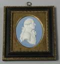 Wedgwood Blue Jasper Dip Portrait Medallion of William Temple Franklin