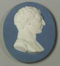 Wedgwood and Bentley Solid Blue Jasper Portrait Medallion of George Washington
