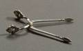 Pair of Georg Jensen Sterling Acorn Pattern Sugar Tongs