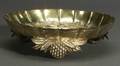 English Gilt and Silver Plated Berry Bowl