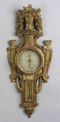 French Louis XVXVIstyle Giltwood Barometer