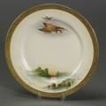 Set of Twelve Limoges Handpainted Game Plates