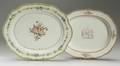 Two Chinese Export Porcelain Platters