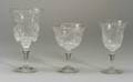 Suite of Stuart Etched Glass Stemware